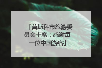 莫斯科市旅游委员会主席：感谢每一位中国游客