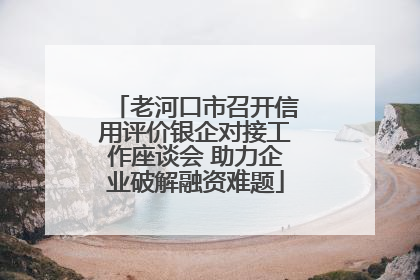 老河口市召开信用评价银企对接工作座谈会 助力企业破解融资难题