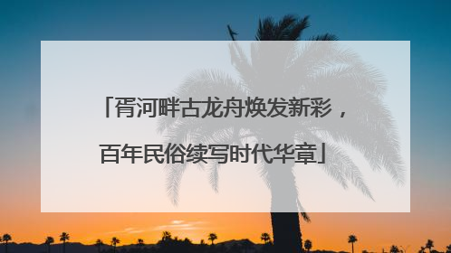 胥河畔古龙舟焕发新彩，百年民俗续写时代华章
