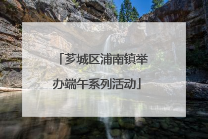 芗城区浦南镇举办端午系列活动