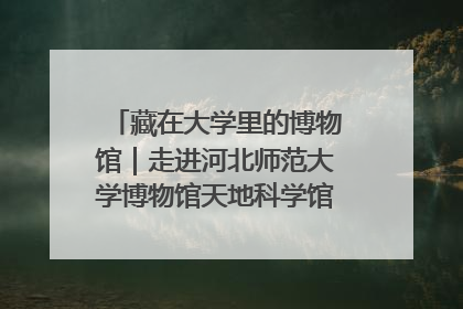 藏在大学里的博物馆｜走进河北师范大学博物馆天地科学馆：在校园里赴一场“宇宙之约”