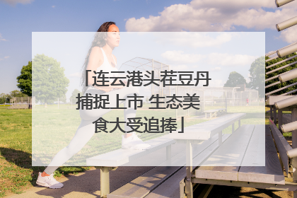 连云港头茬豆丹捕捉上市 生态美食大受追捧