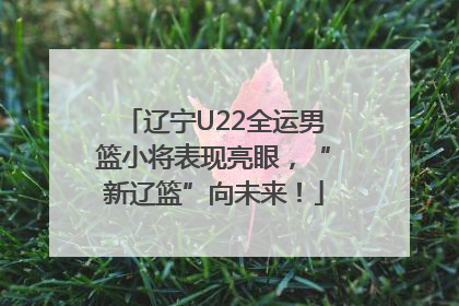 辽宁U22全运男篮小将表现亮眼，“新辽篮”向未来！