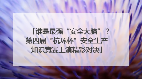 谁是最强“安全大脑”？第四届“杭环杯”安全生产知识竞赛上演精彩对决