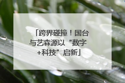 跨界碰撞！国台与艺森源以“数字+科技”启新