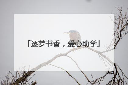 逐梦书香，爱心助学