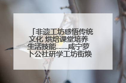 非遗工坊感悟传统文化 烘焙课堂培养生活技能……咸宁萝卜公社研学工坊街焕新迎“双节”