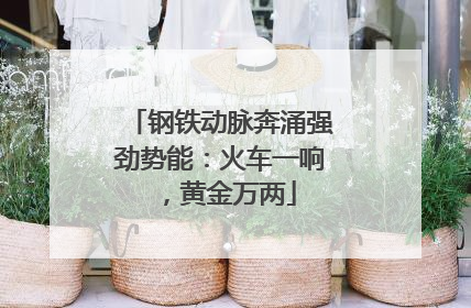 钢铁动脉奔涌强劲势能：火车一响，黄金万两