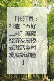 长汀县：打造“五好三共”庭院经济发展模式激活乡村发展新动能