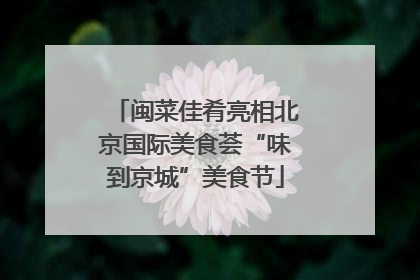 闽菜佳肴亮相北京国际美食荟“味到京城”美食节