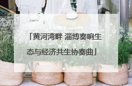 黄河湾畔 淄博奏响生态与经济共生协奏曲