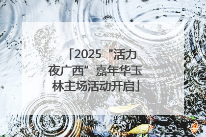 2025“活力夜广西”嘉年华玉林主场活动开启